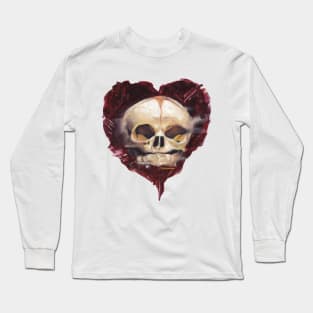 Ansekenamun - Heart Baby skull Long Sleeve T-Shirt